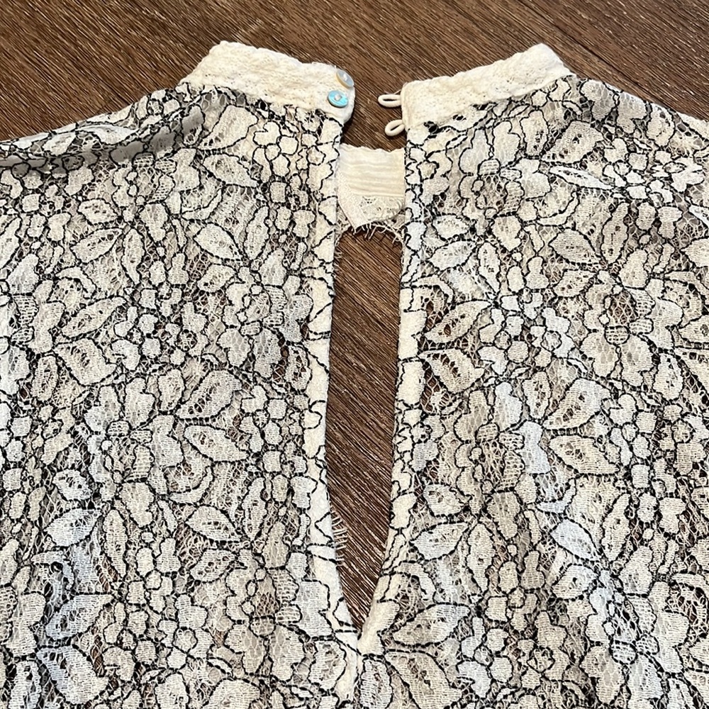 Free People ‘Tell Tale Cutout’ Lace Tunic Mini Dress - Picture 11 of 15